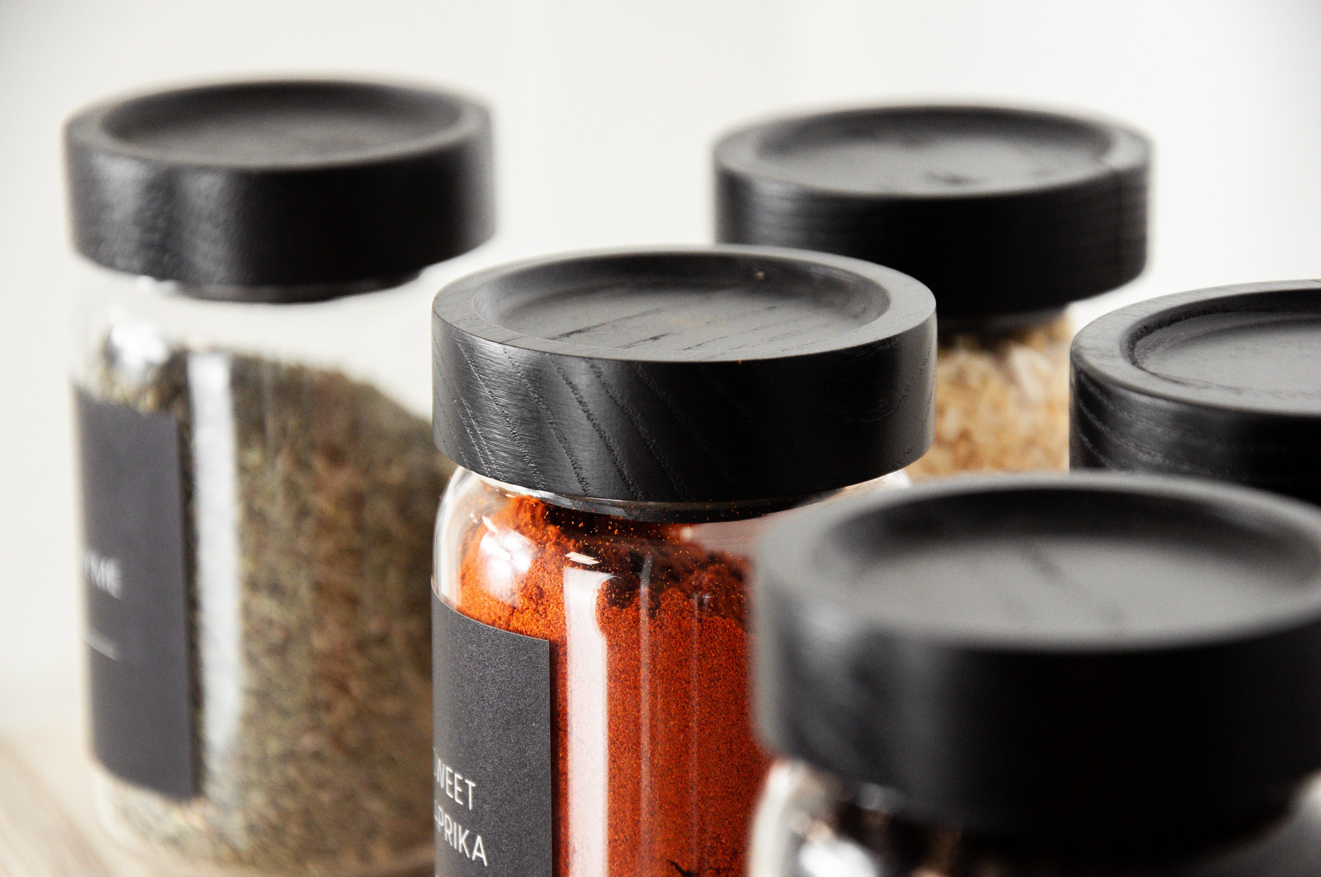 Dark deals spice jars