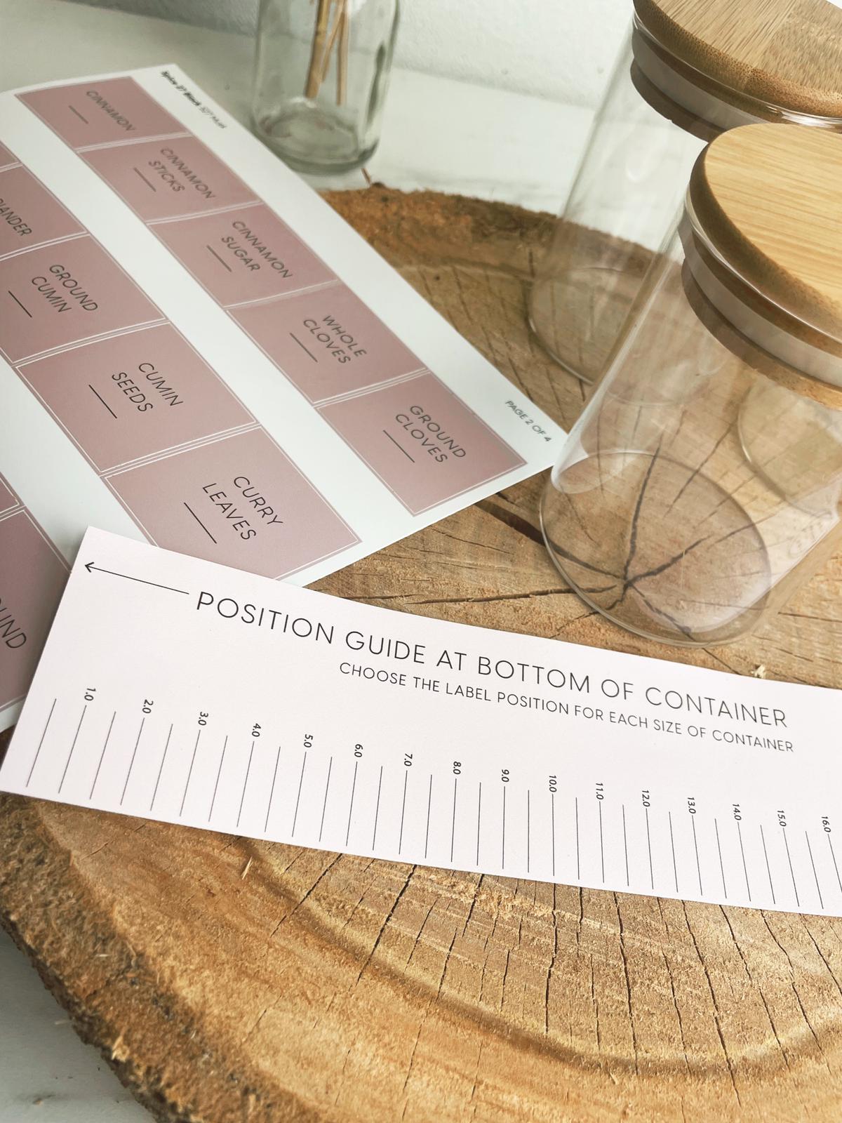 Label Application Guide Sticker - The Pretty Store